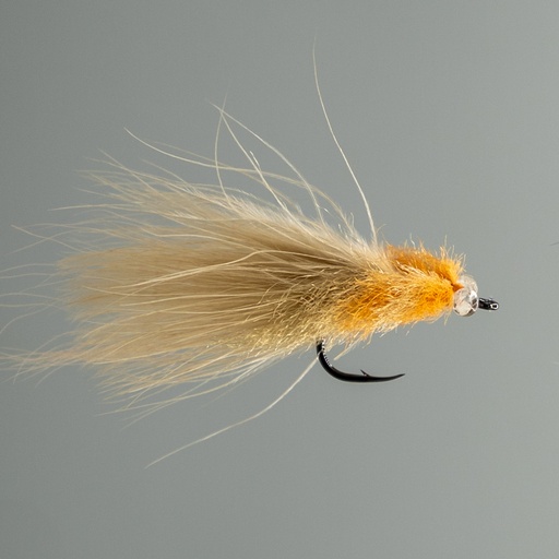 NEPTUNE FLIES - Tarpon toad - Tan and Orange