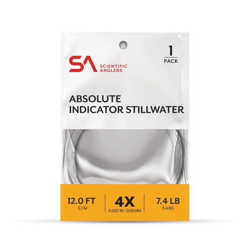 [134767] SCIENTIFIC ANGLERS - ABSOLUTE INDICATOR/STILLWATER - 12'