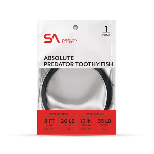 [139168] SCIENTIFIC ANGLERS - ABSOLUTE PREDATOR TOOTHY FISH - 35lbs