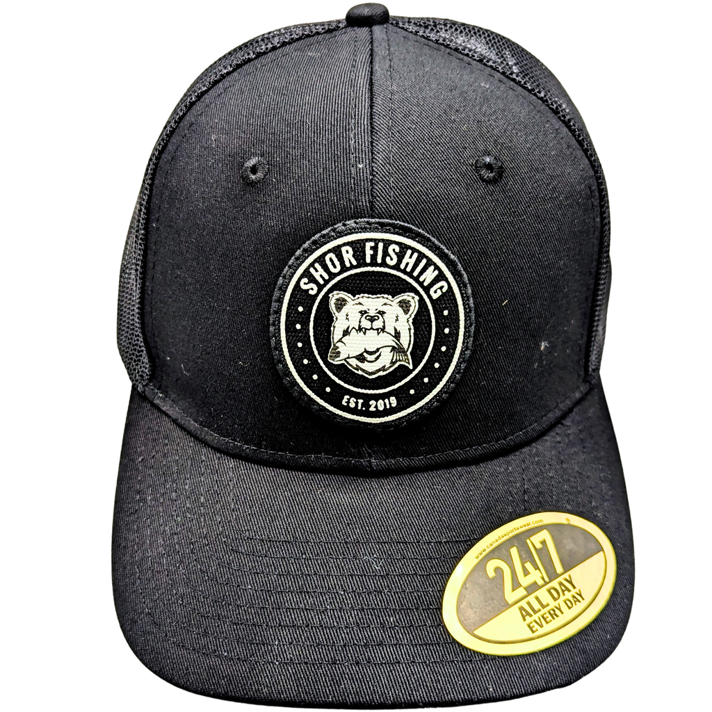 SHOR - Classic Black Cap | SHOR B2B Fishing
