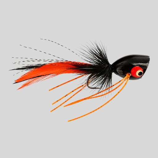 Hard popper - Black & Orange