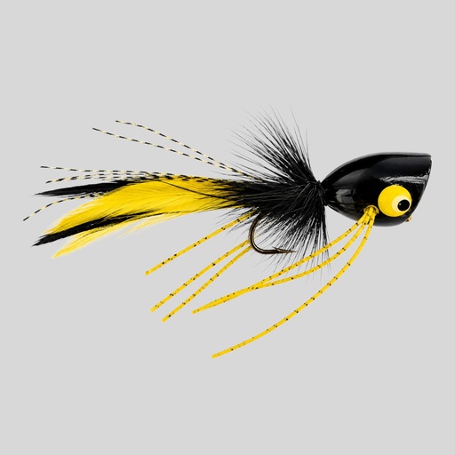 Hard popper - Yellow & Black