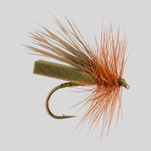 Extended Foam Body Olive Caddis