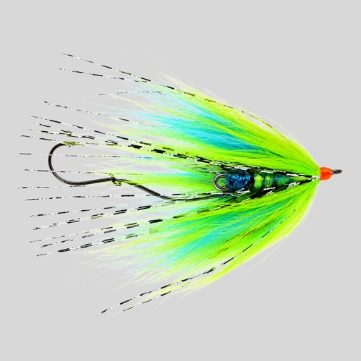 Hoh Bo Spey Chartreuse and Blue