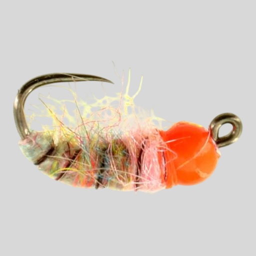 [034-21412] Jiggy Czech Jig - Hot Bead Rainbow TB
